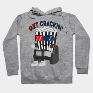 Popcorn, Cinema, 3D, Fun, Relationship, Love, Film Hoodie